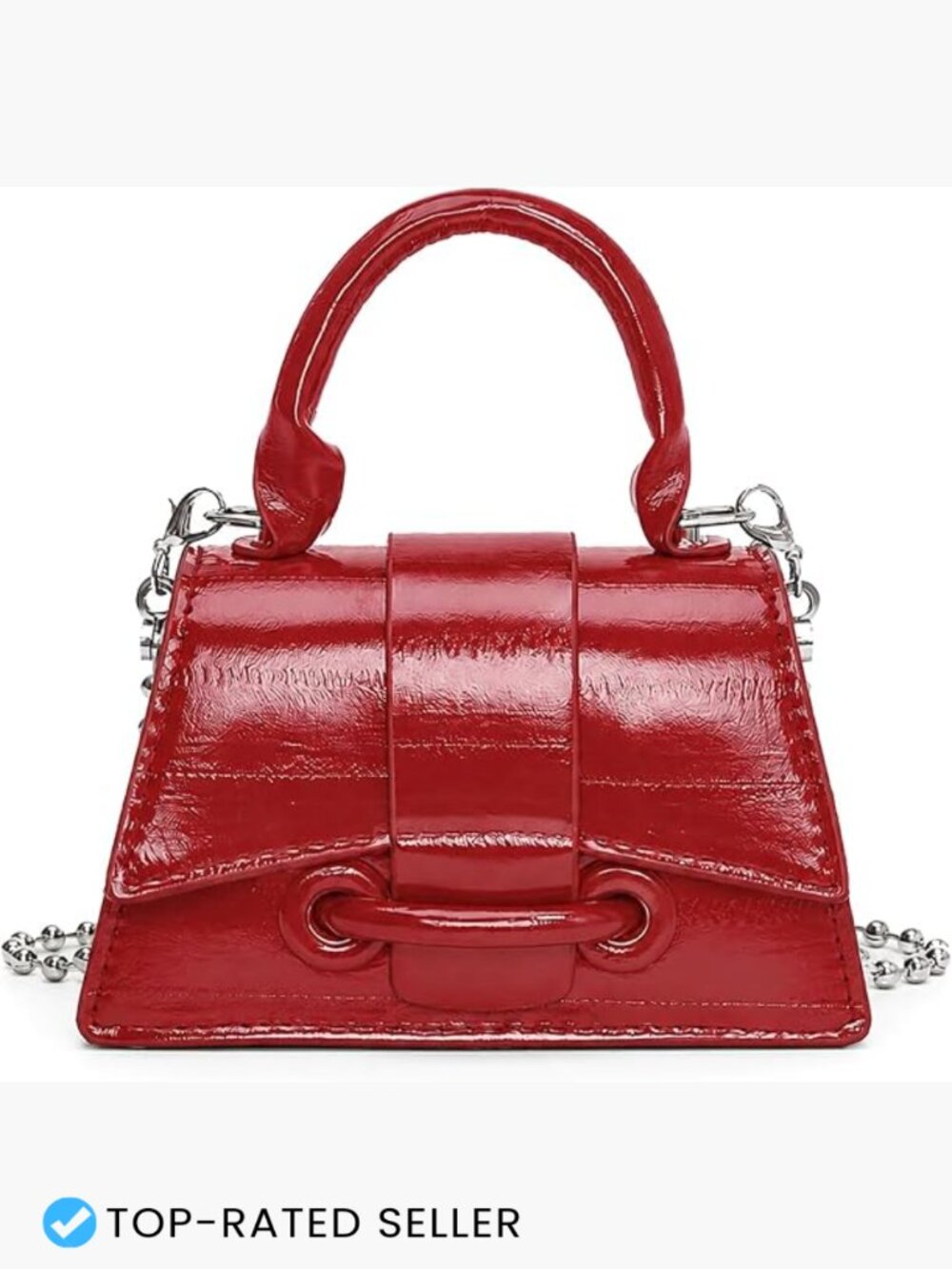 Mini Crossbody Handbag Cute Purse Tiny Clutch Trendy Top Handle Shoulder Bag